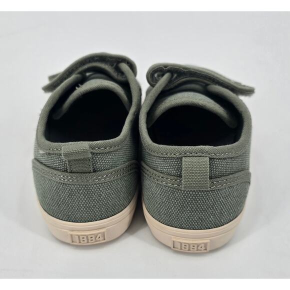 Old Navy Olive Green Canvas Kids’ Sneakers – Size 11 (17.5 cm) - Picture 4 of 8